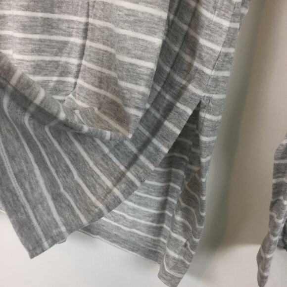 Athleta Split Side LS Striped Top, Size Small - Picture 3 of 4